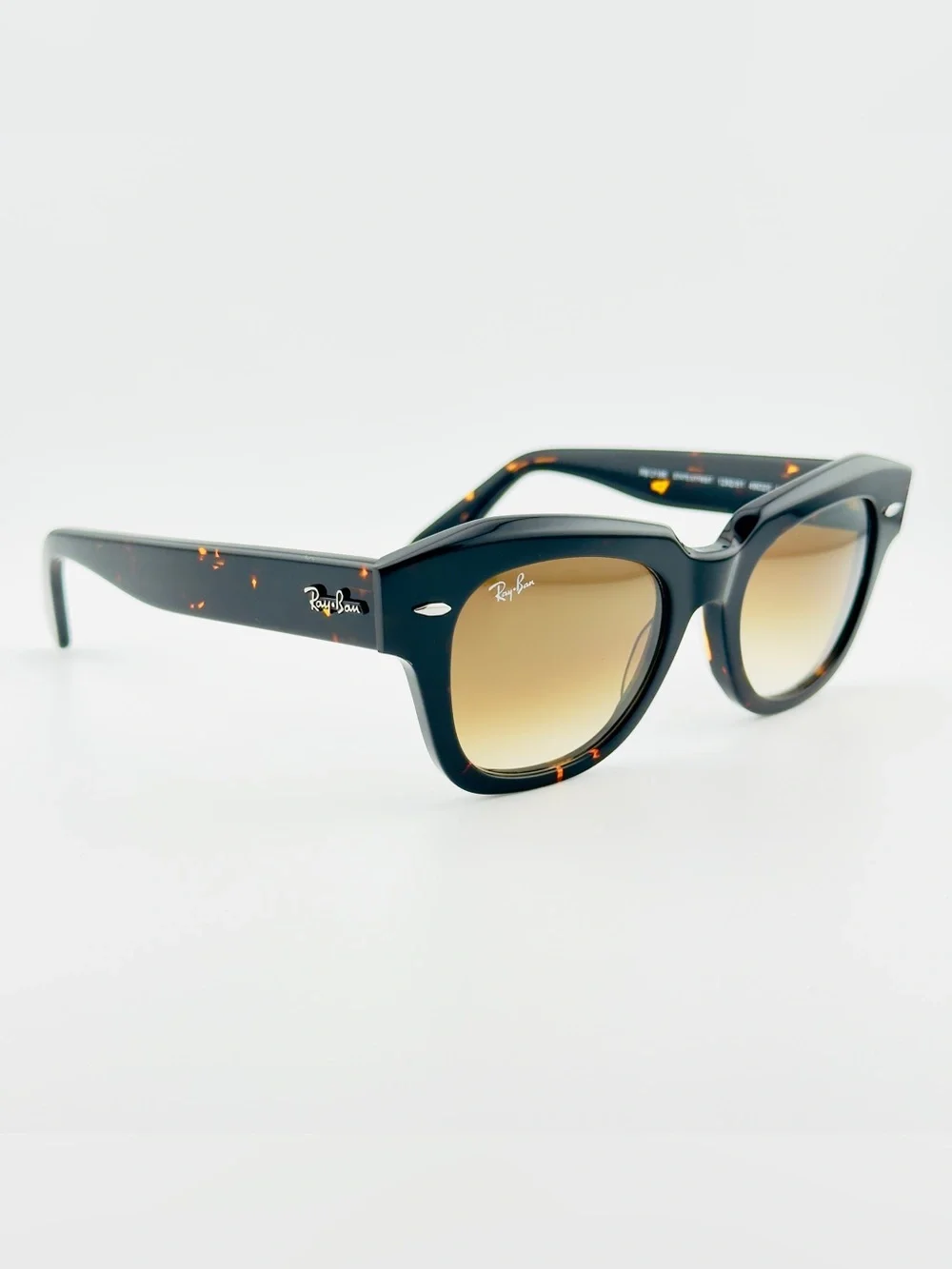 Ray-Ban State Street Women’s Sunglasses RB2186 Polished Havana Frame Brown Lens